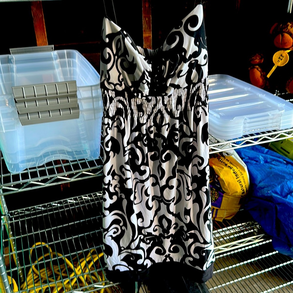 Black and white dress